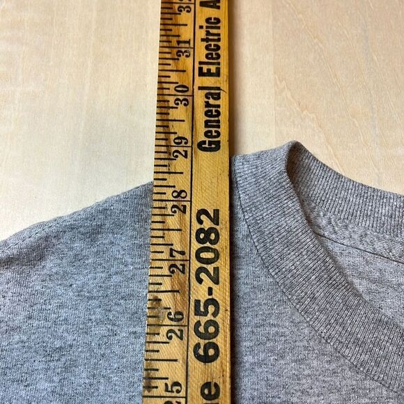 Y2K Authentic THE HUNDREDS Bomb Grey Shirt Mens Size L Logo Spellout - Picture 2 of 4